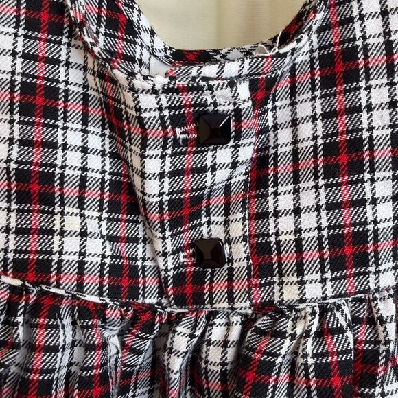 VTG peppercorns girls 2T drsss plaid jumper dress - Picture 2 of 4